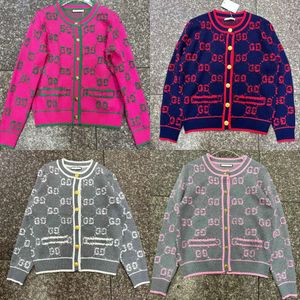 Vrouwen deigner Weater Cardigan brei jas Fahion pullover high -end Jacquard Weater Pure Cotton Autumn Winter Letter Knitwear Hoge kwaliteit Women ''