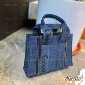 Vrouwen Denim Tote Designer Handtas Ontwerpers Tassen Luxe Merken Totes C Handtassen Voor Vrouwen Portemonnees Blauwe Schoudertas Portefeuilles 120804