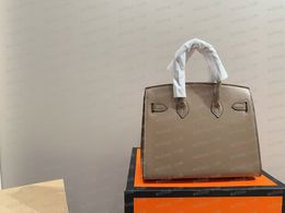 Dames Designer Tas Lederen handgemaakte draagtas Luxe handtassen Tassen voor dames schoudertas Damestas Kwaliteitshandtassen met metalen gesp 25/30/35cm