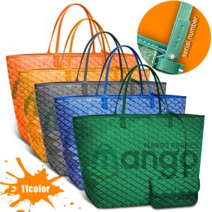 Dames Designer Tas Tote Bag Portemonnee Handtas Schoudertas Echt leer Strandvakantie Reizen Boodschappentassen Met serienummer 11 Kleur