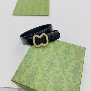 Ceinture de designer pour femmes Ceintures classiques mode top qualité casual lettre boucle lisse femmes Ceinture en cuir véritable largeur 3.0cm avec boîte