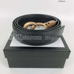 Mujeres Diseñador Cinturón Damas Men Classic Fashion Luxury Pearl Buckle Belt Longitud105-125 cm de ancho 3.8 cm con caja