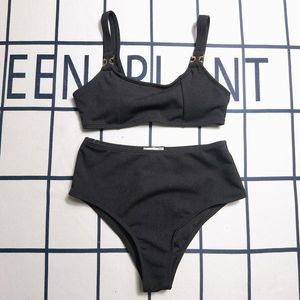 Femmes designer bikini deux pièces de soutien-gorge sous-vêtements Personnalité Sling Slingwear Summer Cotton Bathing mail
