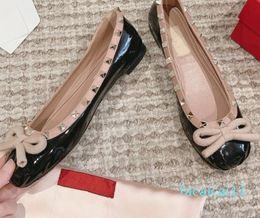Femmes Designer noeud papillon mary jane chaussures chaussures pour femmes en cuir satin filles dames Resort Beach Banquet noir blanc nu