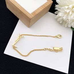 Vrouwen Designer Bracelet Diamond Jewelry for Woman Jewelry Gold Chain Silver armbanden Fashion Letter Y Bracelet Luxury Jewels