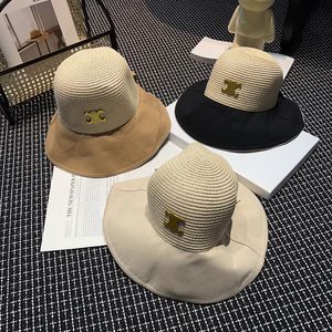 Femmes designer Bucket Hat Womens Mens Baseball Caps Boneie Casquettes Beauts de pêcheur noir