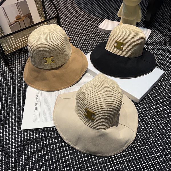 Femmes designer chapeau seau pour hommes capuchons de baseball pour hommes Bamans casquettes noir blanc pêchets seaux chapeaux patchwork automne chapeaux