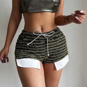 Vrouwen Designer Cargo Shorts Stripe Drawstring Joggers Hoge taille Sexy Fashion Spice Girl veelzijdige korte broek