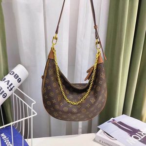 Dames Designer Crossbody Hobo Loop schoudertas Luxe handtas portemonnee Croissant kettingtassen Halve maan onderarm portemonnees Grote capaciteit bakken Afneembare rits portemonnees