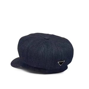 Femmes Designer Denim Bérets Mode Chapeaux Pour Hommes Classique Jeans Casquettes Gavroche Chapeau D'hiver Bonnets Ajusté Nylon Casquette De Baseball Béret Fedora