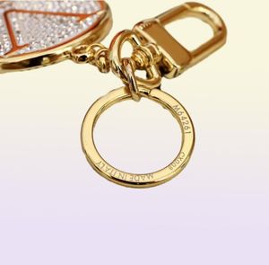 Mujeres Diseñador de llavero Diamond Mens Luxury Fashion Keys Bag Jewelry Gold Key Classic Letter L Keychains de impresión Adornos 221599900