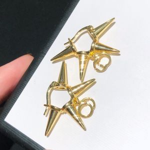 Vrouwen Designer Oorstekers Gouden Oorbellen Ontwerpers Sieraden Womens Street Fashion Nail Accessoires Dames Oorbellen Casual Earing D2305206F