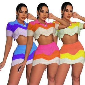 Costume sexy de couleur assortie pour femmes, créateur de mode pour femmes