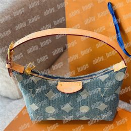 Femmes Designer Hobos Luxe Denim Sac Bleu L Sac À Main Mode Sac À Bandoulière Marque Femme Sacs À Main Cowboy Aisselles Paquet Mignon Sac De Cantine