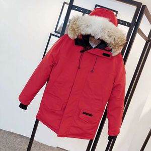 Dames Designerjassen Winter Heren Dames Donsjas Klassieke pufferjassen met badge Dikke warme uitloperjassen Mode bontparka's XS-XL