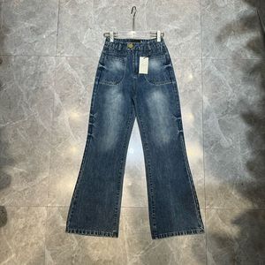 Pantalons en jean de créateur pour femmes Pantalons en jean bleu denim de luxe Jeans décontractés à la mode