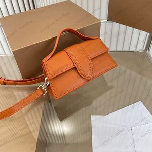 Vrouwenontwerper Mini schoudertas Le Grand Bambino Cross Body Purse Tas Tote koppelingsriem Flap Zakken Leer Multicolor Fashion Handtas Zwart Oranje roze portefeuilles