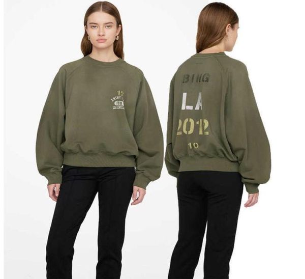 Diseñador de mujeres Sudadera con capucha Frente y espalda Letras en inglés Números Imprimir Suéter de lana suelto Sudadera con capucha cálida 8132482