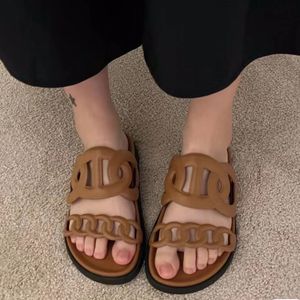 Femmes concepteur pantoufle diapositives sandales d'été sandles chaussures hommes marque classique plage diapositives femme décontractée à l'extérieur pantoufles curseurs plage cuir