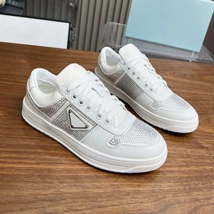 Dames Designer Sneaker Platte Mand Sneakers Zwart Lederen Schoenen Casual Tennis Sport Trainers Dikke Bodem Mode