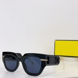 Dames Designer Zonnebril Letters Patroon Nieuwste mode zonnebril Hoge kwaliteit schaduweffect Super goed F40097I