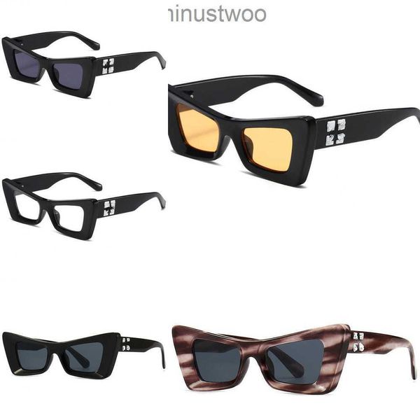 Femmes Designer Lunettes de soleil Luxe Offs Mode Cadres Lunettes de soleil Marque Hommes Sunglass Arrow X Cadre Lunettes Tendance Hip Hop Square Sunglasse Sports Voyage Sun Glas 0XP J3