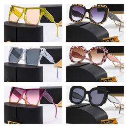 Gafas de sol de diseñador para mujer para hombre fashionlunette de soleil femme goggle gafas de sol de playa al aire libre para hombre mujer 15 secciones firma triangular opcional con caja
