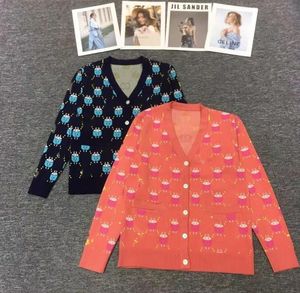 Dames Designer Sweaterjack voor Ronde hals Streep Luxe G Letter Truien Gebreide kleding met lange mouwen