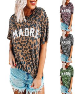 Vrouwenontwerper T Shirts dames zomerse mode luipaard merk brief geprinte T -stukken tops dames luxe crew nek korte mouw t -shirts 1678274