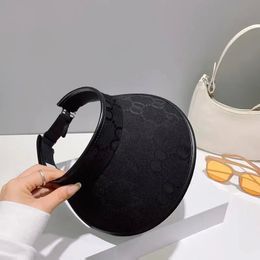 Visors de créateurs pour femmes pour hommes Luxury Lettres complètes vides chapeaux top chapeaux unisexe d'été extérieur sport seau chapeau sunhats