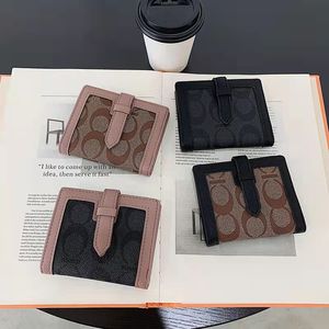 Femmes portefeuilles de créateurs dame court multi-fonction style sacs à main femme mode décontracté pochettes pour cartes