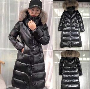 Femmes designer Hiver Down Jackets Blanc Down Down Long Parkas Black Green Outdoor Mabet Big Fox Fur Fur Cabinet Taille 1234