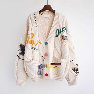 Vrouwenontwerpers Sweaters Winter Cardigan Cashmere Blend Fashion Hoge kwaliteit SWeaters 3 Colors Streetwear -kostuum