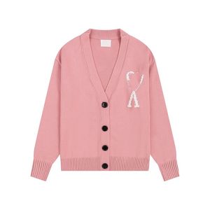 Femmes Desinger vêtements pull veste femme rond cou rayon amour pattem en tricot lettre tricotée cardigan à manches longues mode décontractée