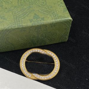 Vrouwen Diamanten Broches Stud Earring Designer Pins Sieraden Gouden Hoepel Oorbellen G voor Heren Oor Duble Letter Studs Luxe Mode Bijo307Z