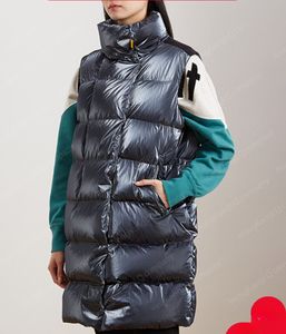 Femmes Down Long Vest Para Multicolor Coats Outwear Winter