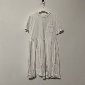 Vestido de mujer Moda casual Falda de manga corta Re Material de nylon Vestidos siameses