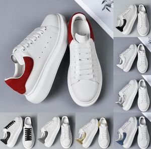 Vrouwen Jurk Schoenen Top Hoge Kwaliteit Lederen Wit Rood Casual Sneakers Platform Bottoms Designers Mens Loafers Outdoor Mode Dames Luxurys Trainers 35-44