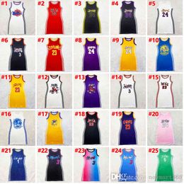 Vestidos de mujer Baloncesto Trajes de bebé Vestido de novia informal sexy Falda mono sin mangas con estampado lateral