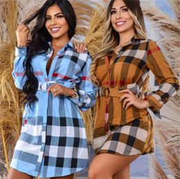 Femmes robes solide côtelé Plaid robe serré élastique Mini Blouse Vestido De Mujer robes décontracté bureau Club vêtements Club manteaux