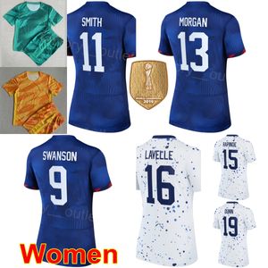 Dames DUNN Jersey Lady Soccer National Team Naeher Murphy Kingsbury Sonnett Fox Sanchez DeMelo Horan Sullivan Mewis Girma OHara Cook Voetbalshirt tenues MeiGuo