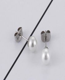 Femmes El Oso Pendien stud No Fade marque bijoux conception originale mode en acier inoxydable Panda perle bijoux boucles d'oreilles 6208603