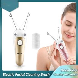vrouwen elektrische epilator body gezichtsontharing featherer katoenen draad depilator lady shaver face hair remover beauty