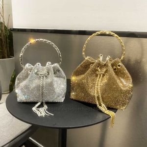 Femmes soirée luxe embrayage Designer Crysta sac a main bolsos sacs à main argent seau et sac à main sacs à main Banquet sacs pour strass épaule