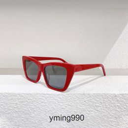 Ojo de mujer estilo rojo SAINT gafas de sol diseñador gato cuadrado LAURENTS gafas de sol gafas de seguridad YSL gafas de sol moda occidental netroots gafas de sol de verano de lujo s WM1V