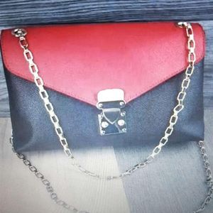 Women Fashioine Cowhide Handsbag Sacs en cuir authentiques Chaîne d'épaule de la chaîne Crossbody Purse Tottes 298m