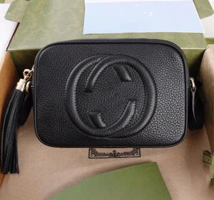 Modeontwerper tas Marmont Soho portemonnee lederen schoudertas dames kwastje crossbody cameratas bakken portemonnee hoge kwaliteit