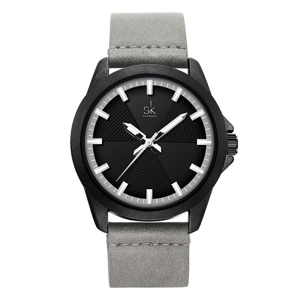 Reloj de cuarzo gris a la moda para mujer, correa de reloj de cuero para mujer, reloj de pulsera impermeable informal de alta calidad, regalo para esposa, nuevo