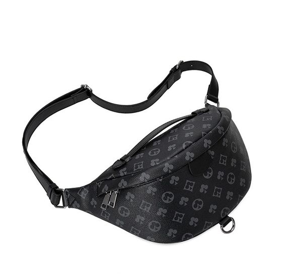 Bolso de mano a la moda para mujer, bandoleras de viaje informales simples con cinturón para mujer, bolso Retro a la cadera Unisex para hombre