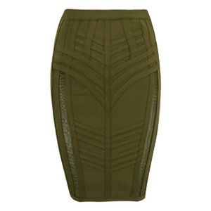 Falda ceñida Sexy a la moda para mujer, faldas lápiz ajustadas de rayón verde oliva verde militar elásticas